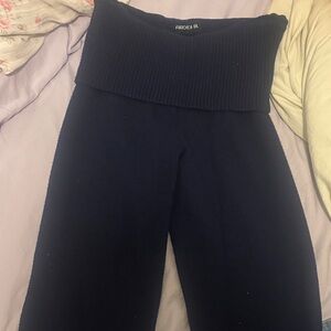 Arden B Navy Boot Cut Pants